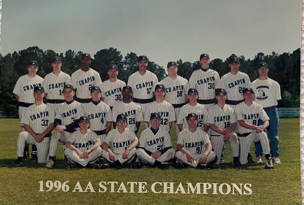 1996 AA State Champions baseball team — Chapin