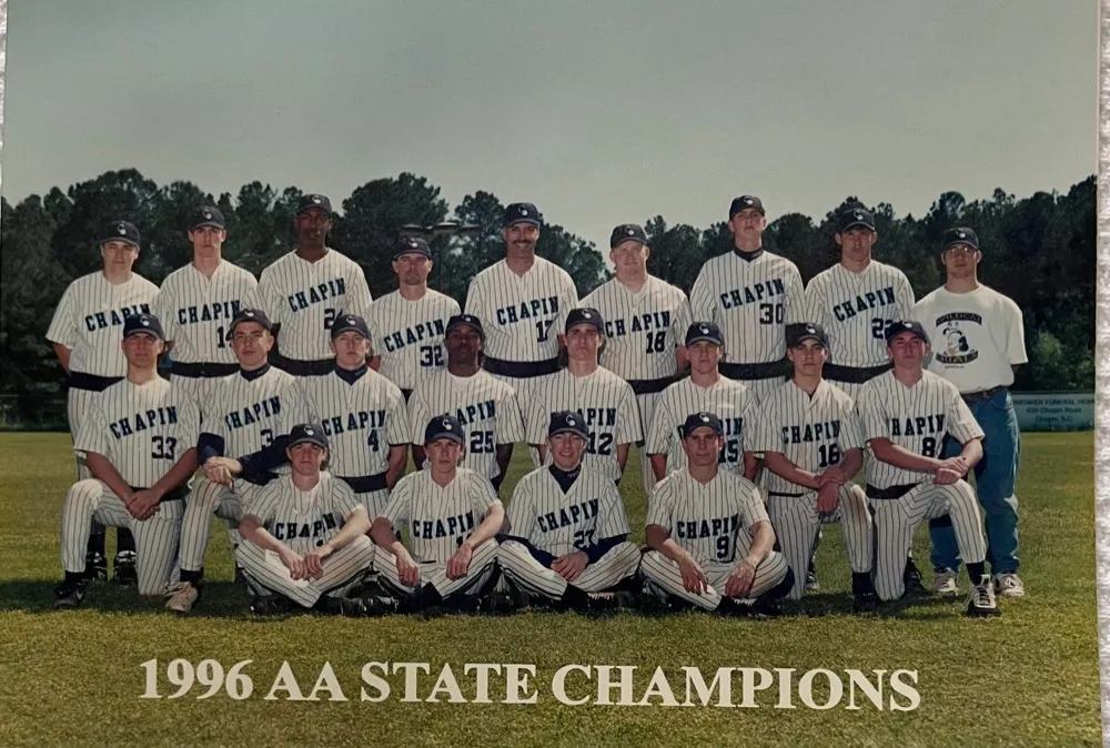 1996 AA State Champions baseball team, Chapin