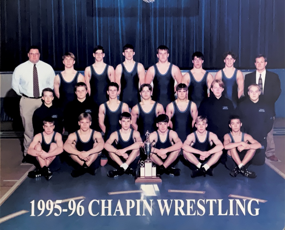 1995-96 Chapin Wrestling team